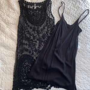 Free People dress with slip